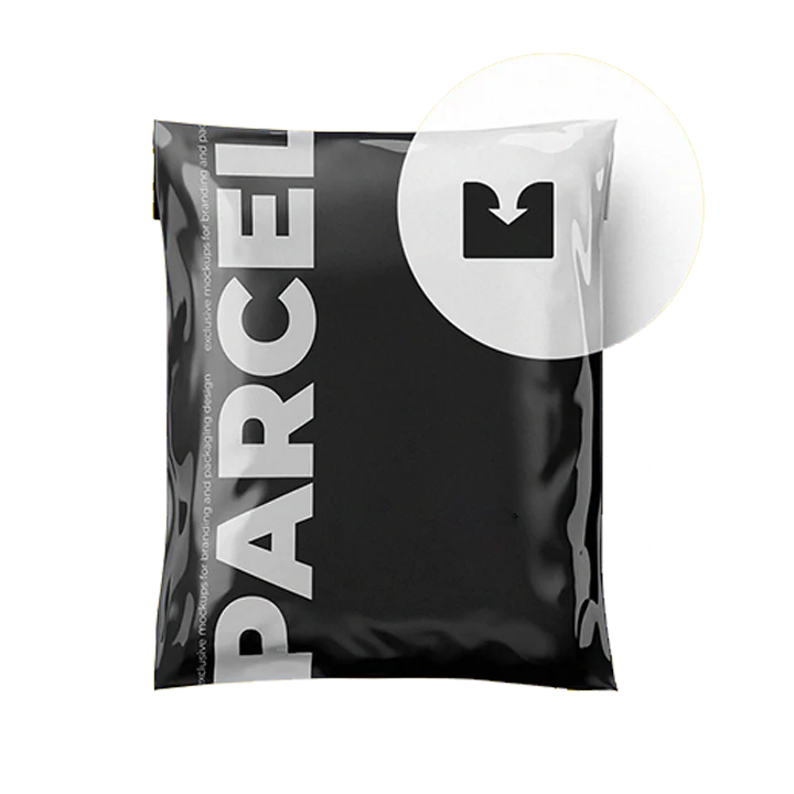 printed poly mailer with logo