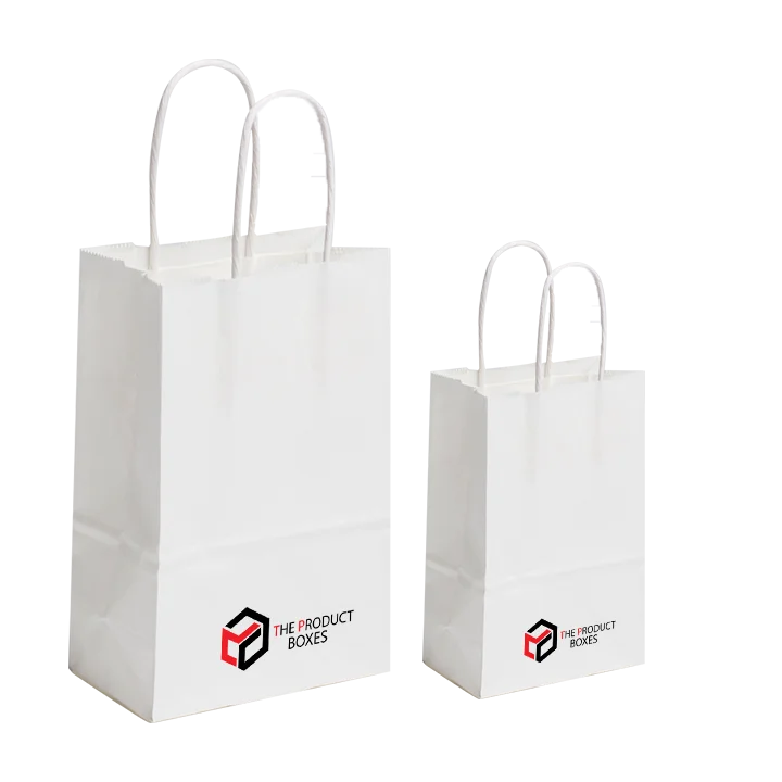 white paper bags wholesale