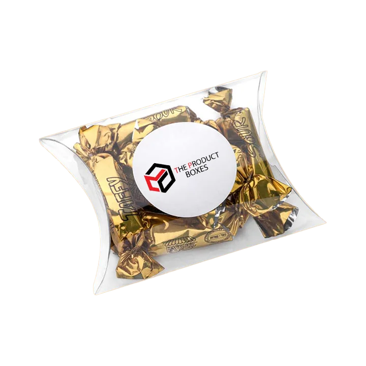 custom clear pillow boxes