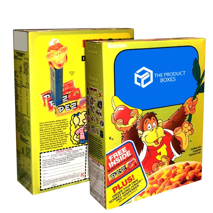80's Cereal Packaging Boxes