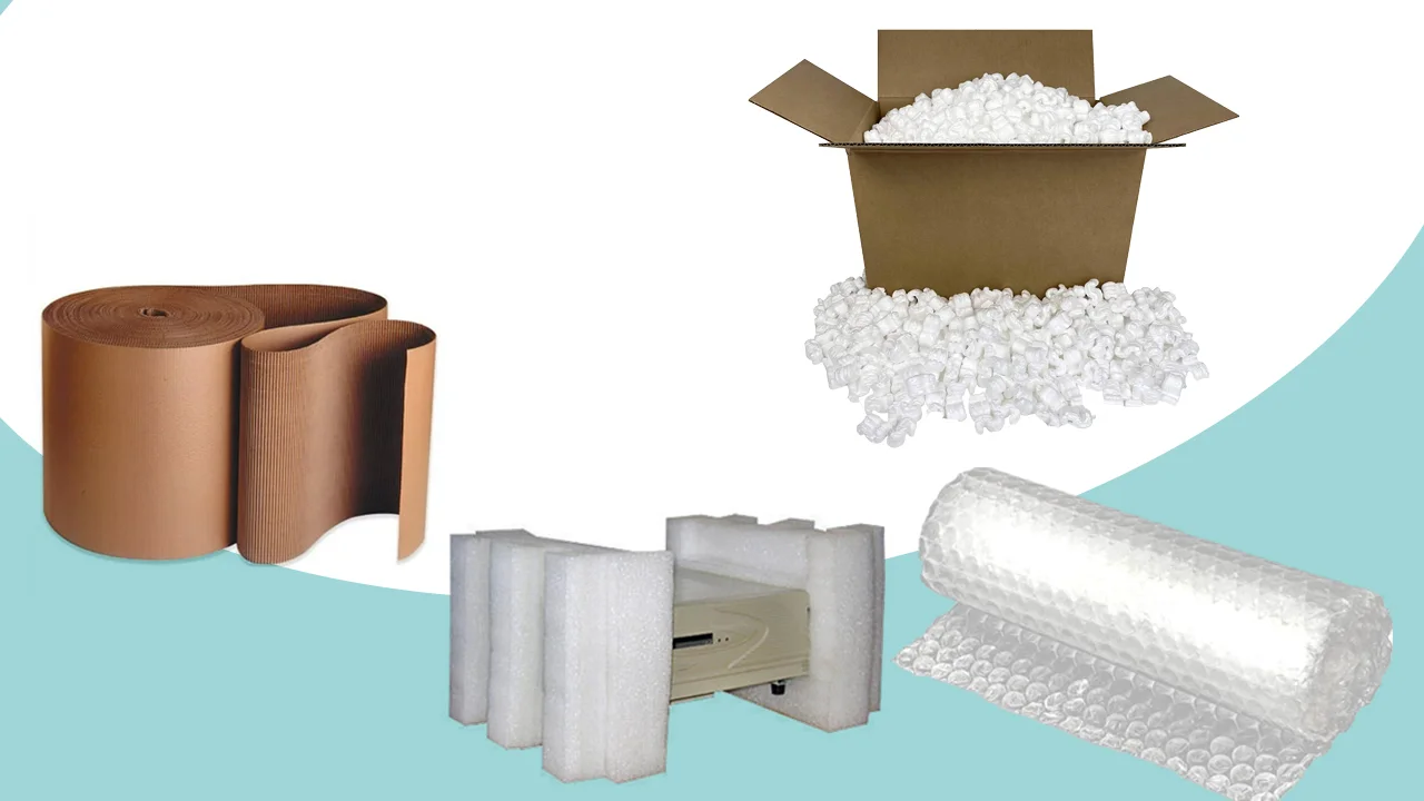 Additional material that enhances the protection inside the boxes
