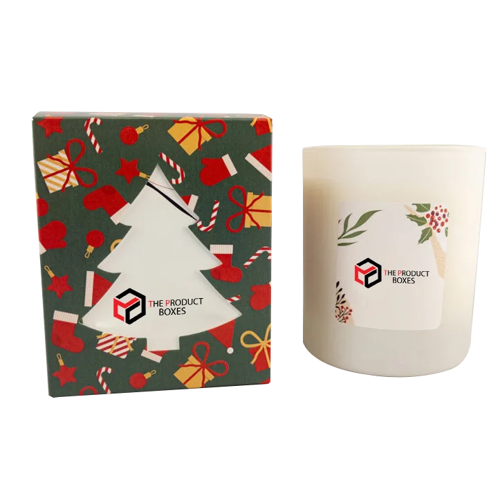 Christmas candle packaging