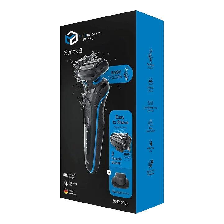 Custom Electric Shaver Packaging Boxes