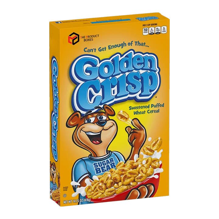 cereal with bear on the box