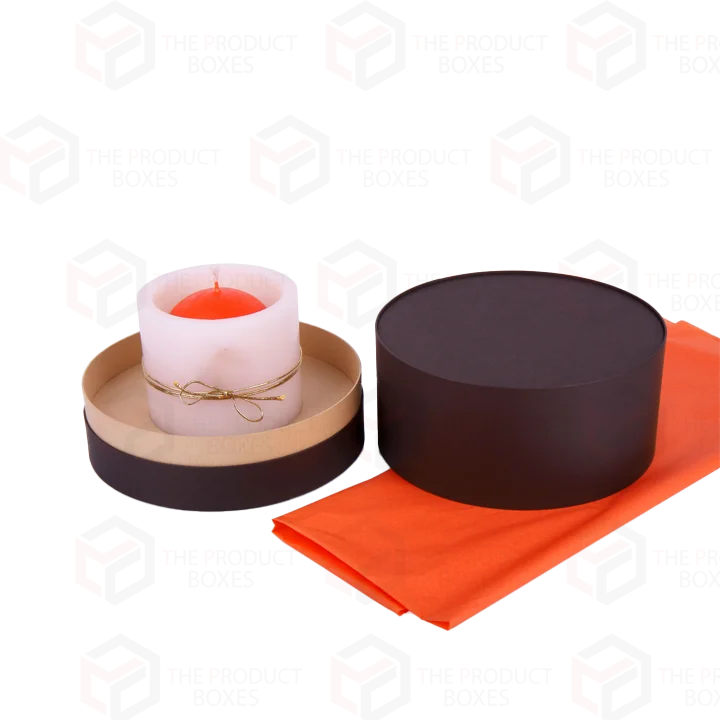 round candle boxes