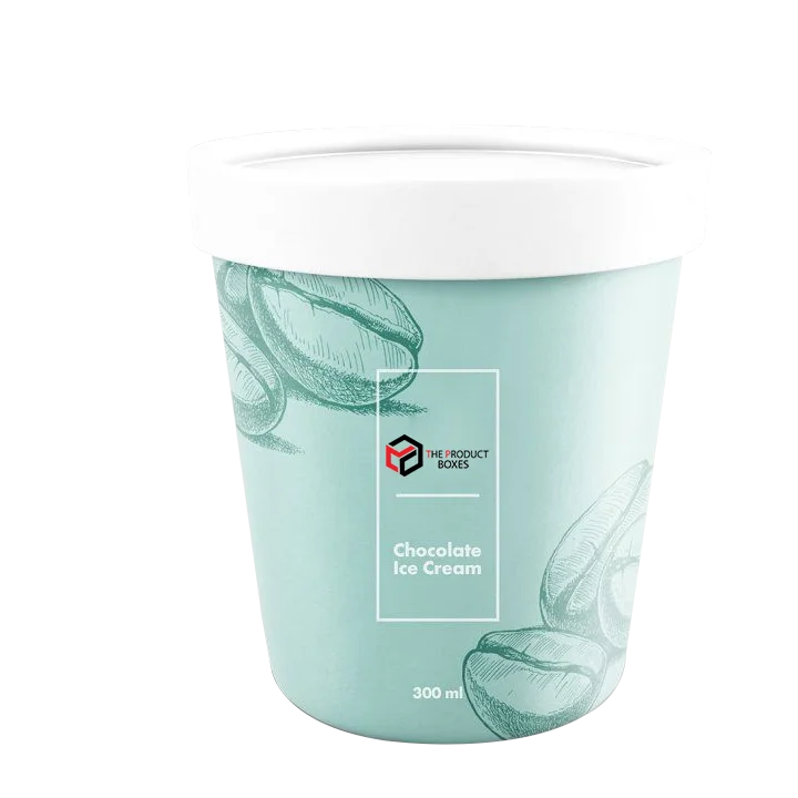custom ice cream cups with lids