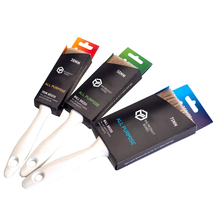 custom paint brush packaging
