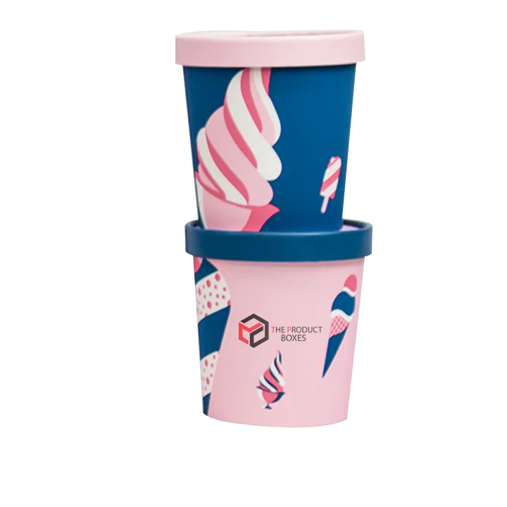 disposable ice cream cups with lids
