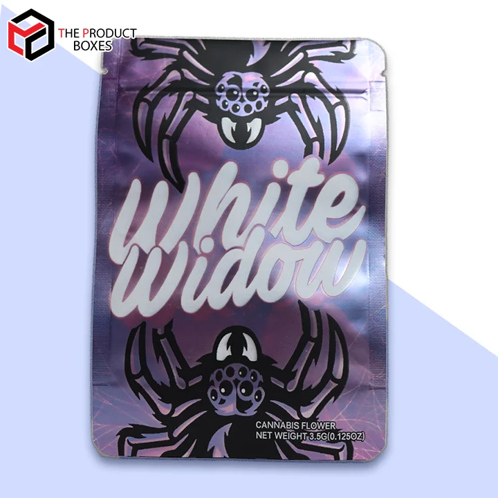 Custom White Widow Mylar Bags