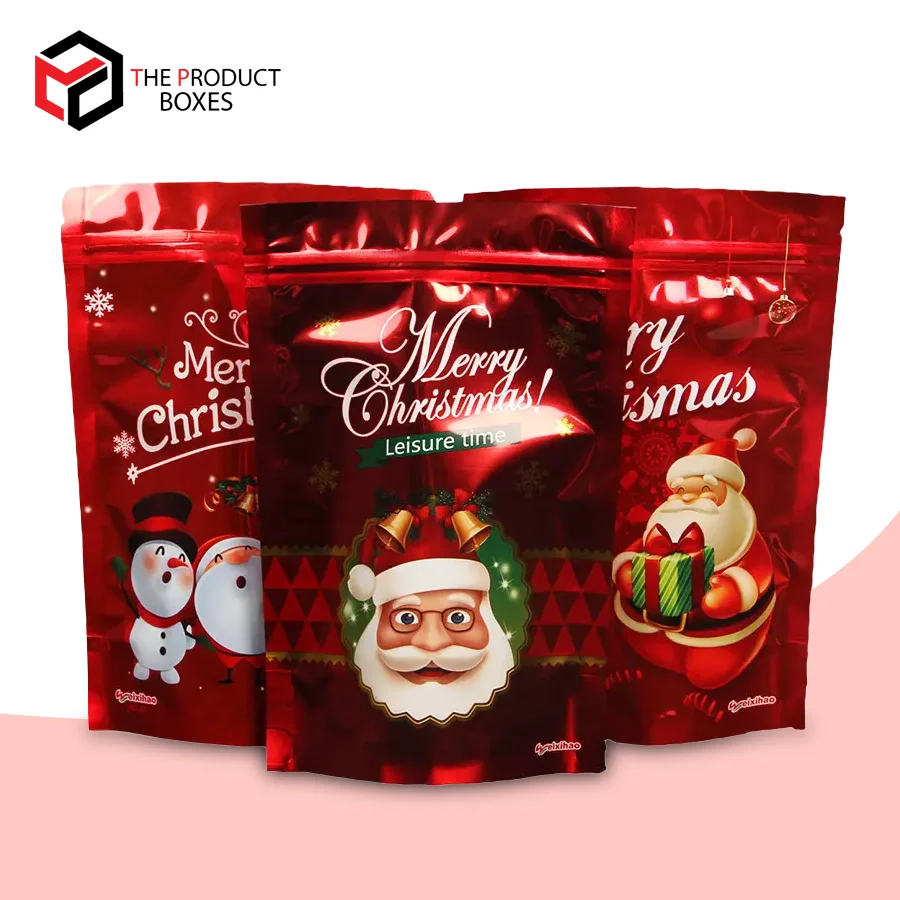 Christmas Mylar bags wholesale