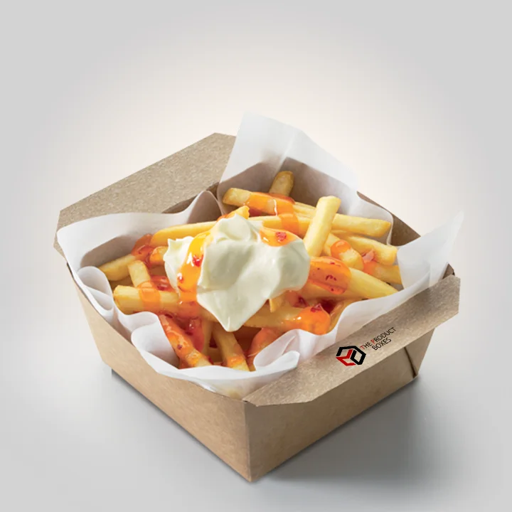 Kraft Paper French Fries Box