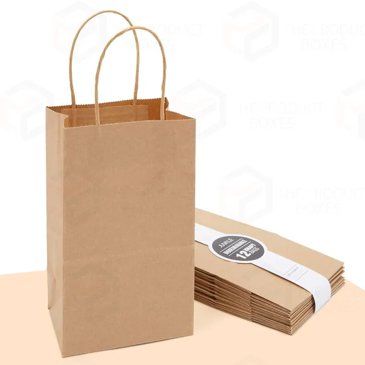 Bag kraft Brown Paper Bags with Handles