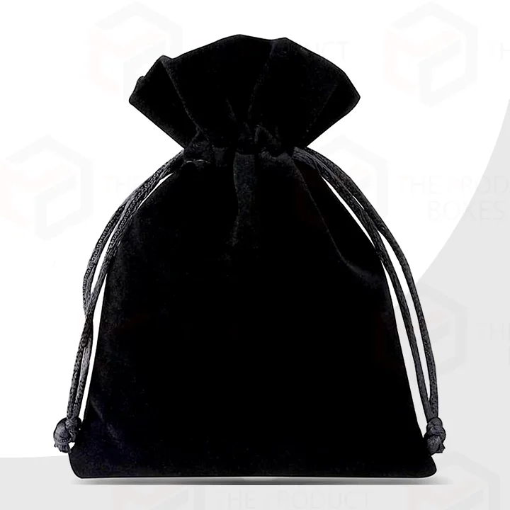 Black Velvet Fabric Bags