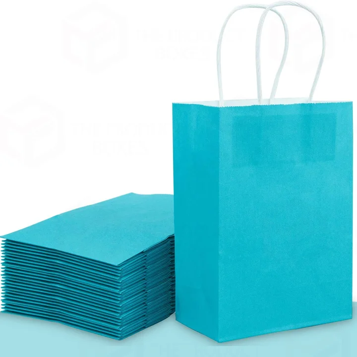 Blue Paper Bags