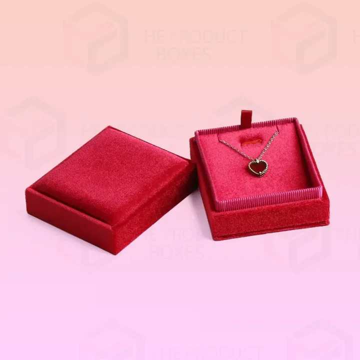 Bulk Red Color Velvet Boxes