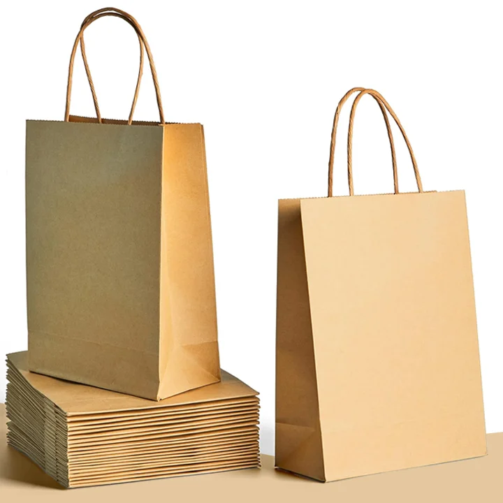 Custom Standard Kraft Brown Paper Bags