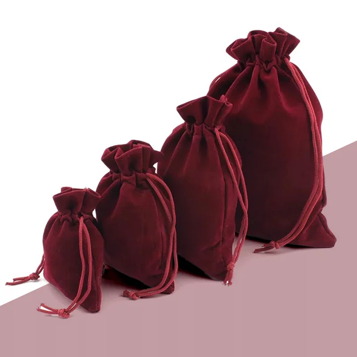 The Product Boxes Red Velvet Bags