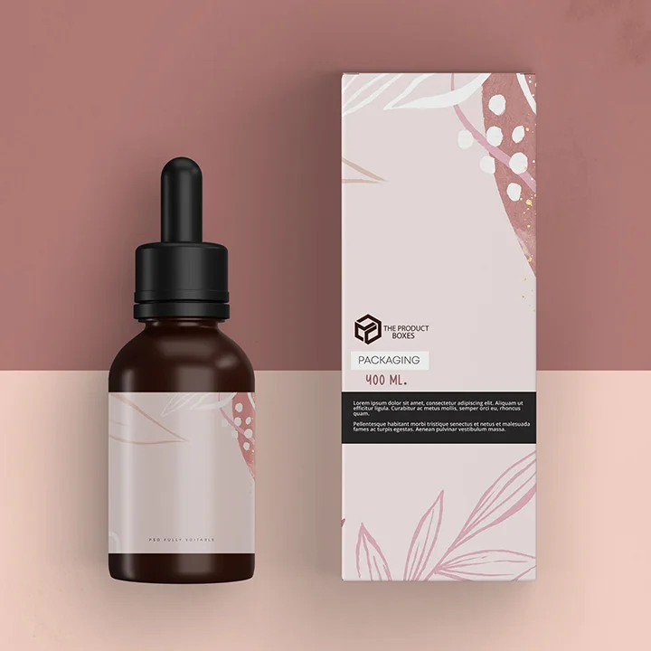 custom 400ml Bottle Boxes