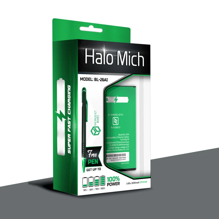 custom mobile battery packaging boxes