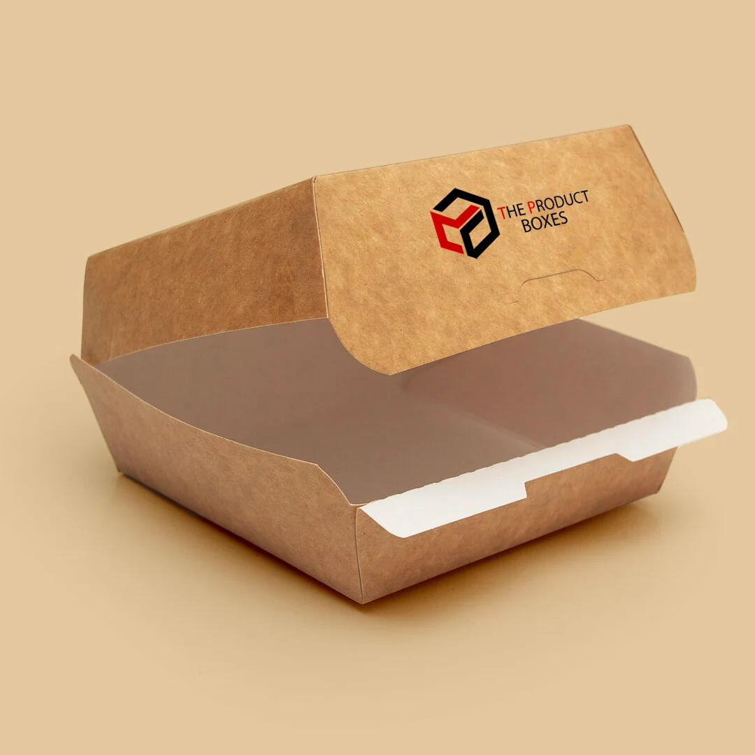Customized Kraft Paper Burger Boxes