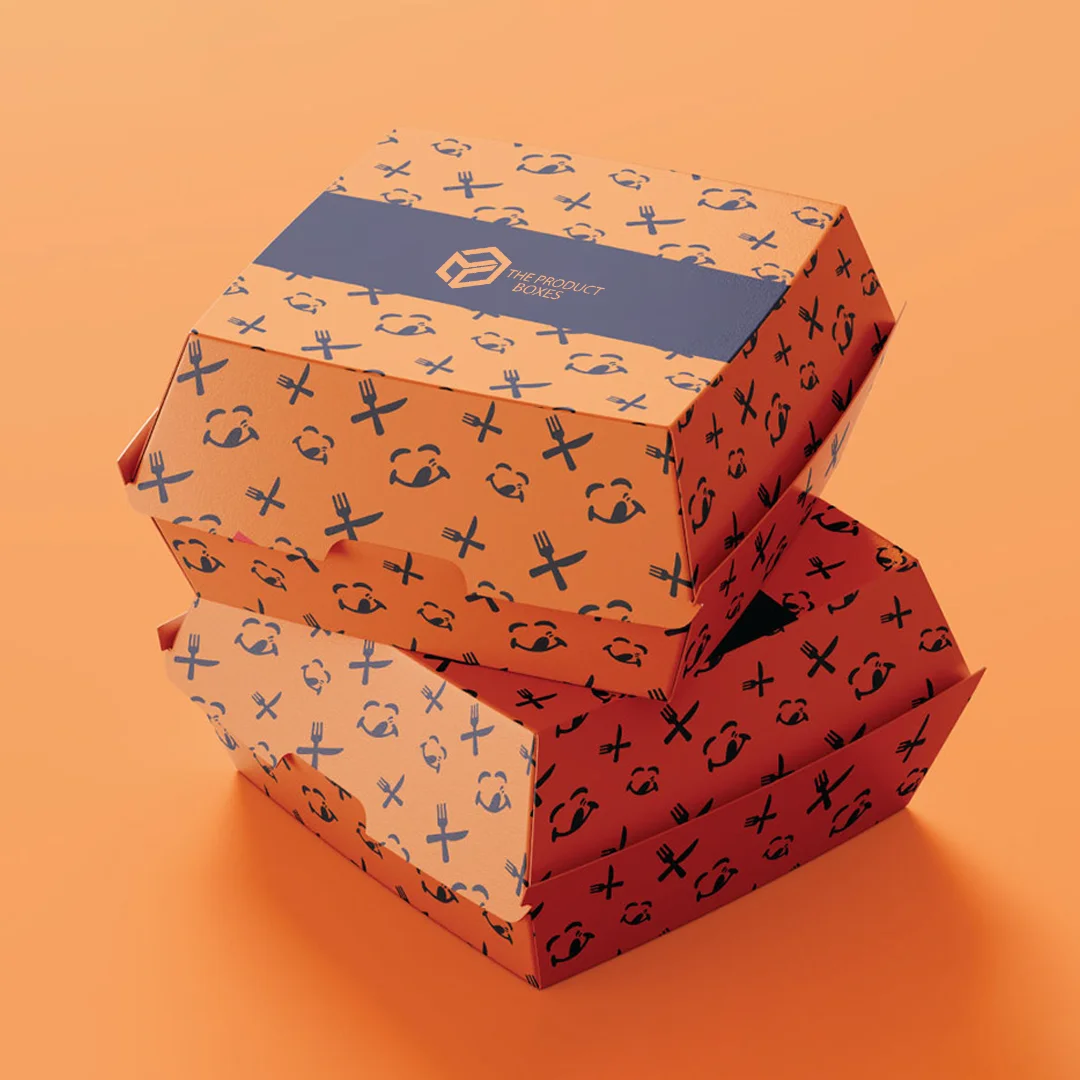 Hamburger Packaging With Logo
