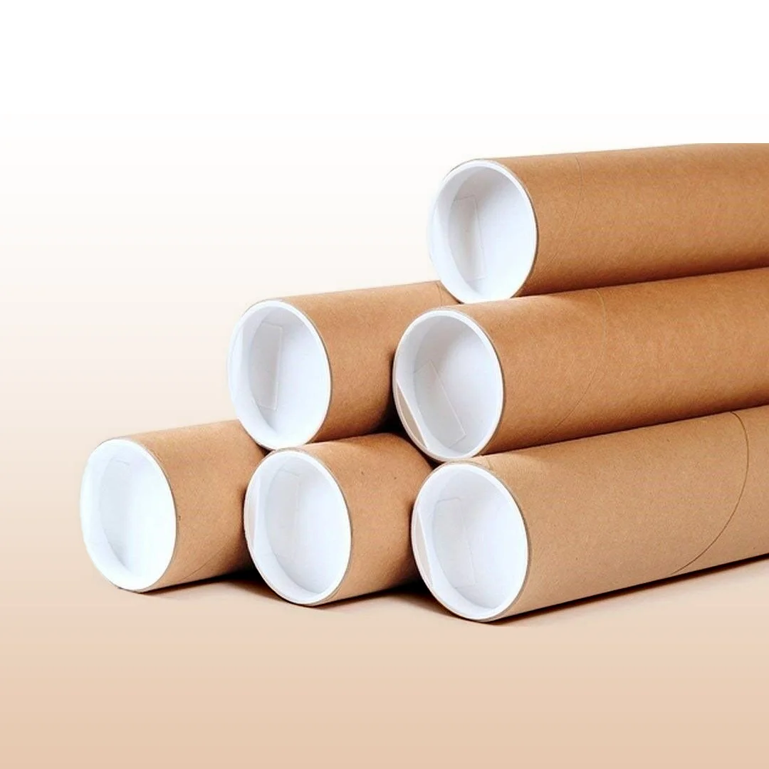 8 heavy duty kraft mailing tubes