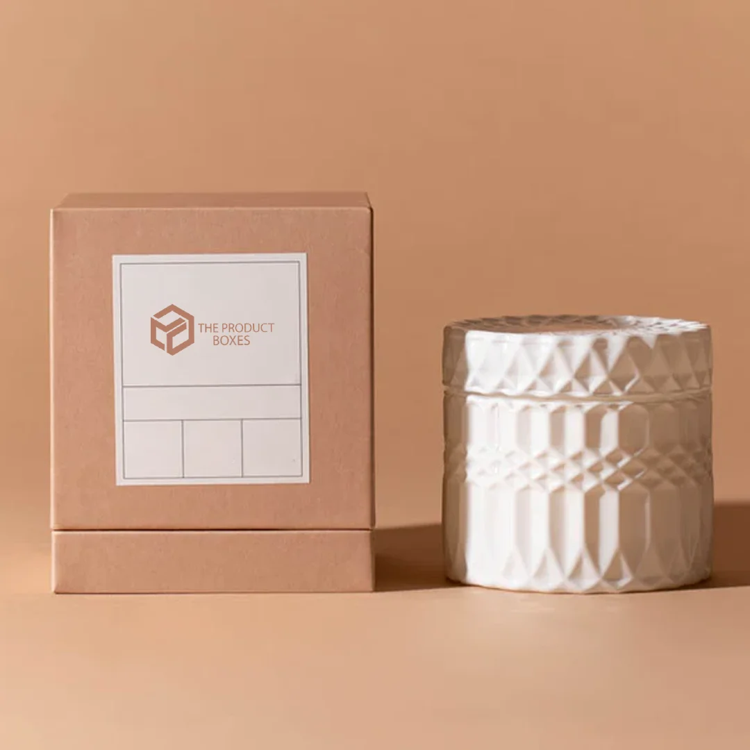 brown candle box