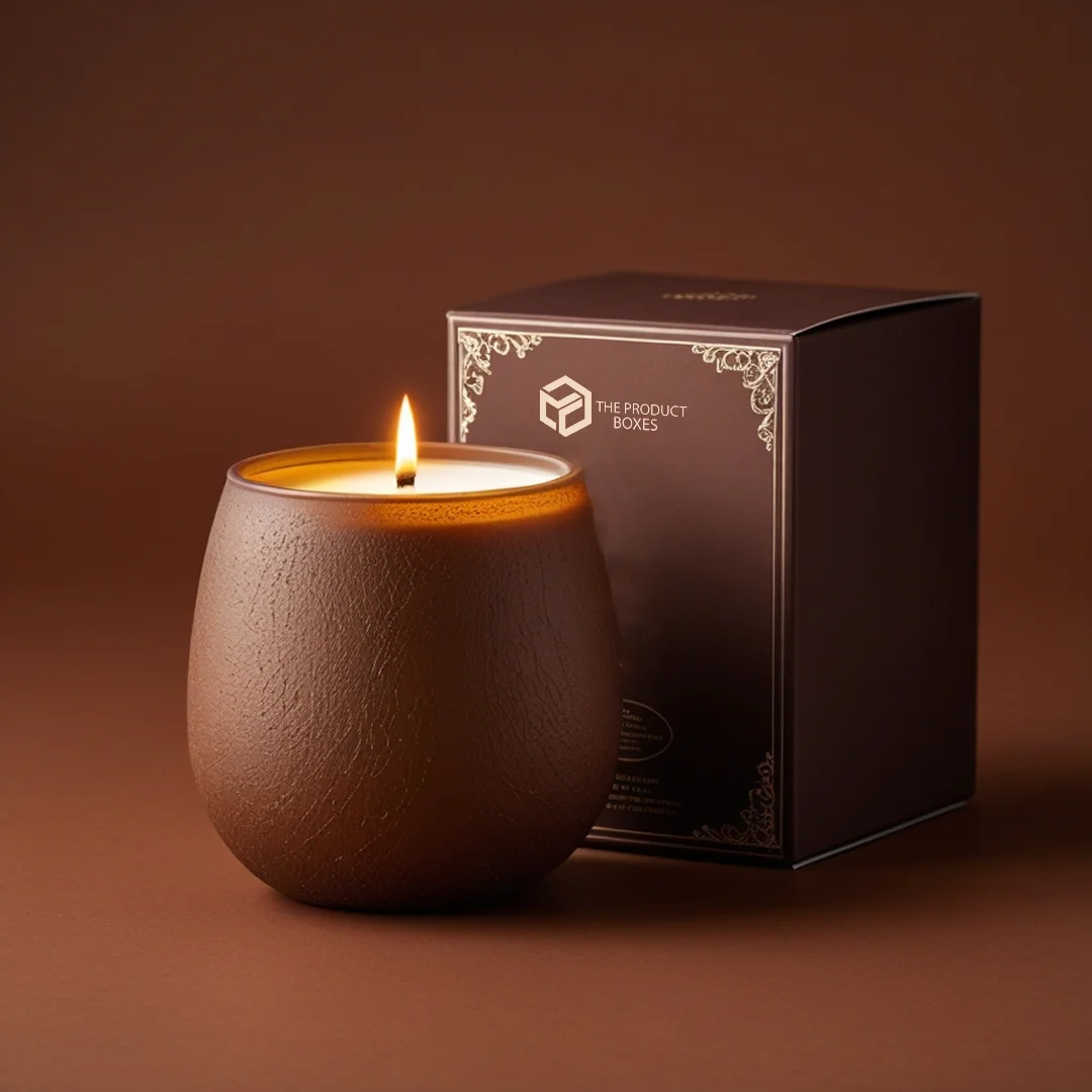 brown candle boxes wholesale