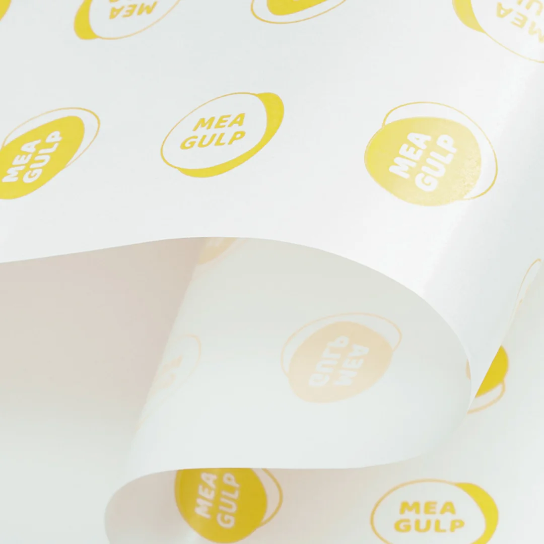 100 Pieces Custom Greaseproof Paper