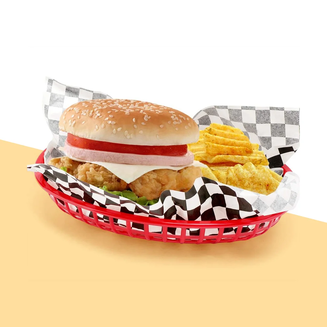 Custom Food Basket liners With Logo