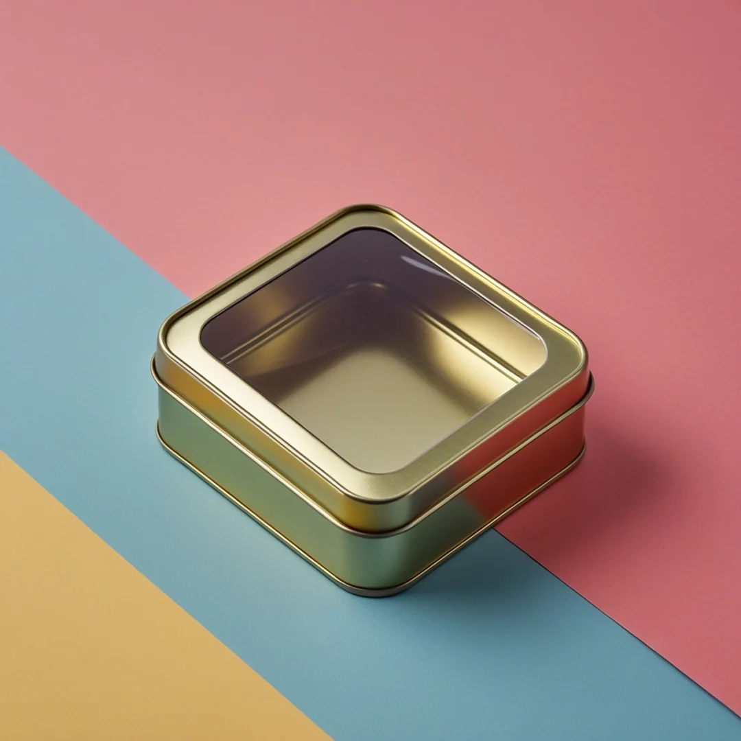 Custom Window Tin Boxes Wholesale