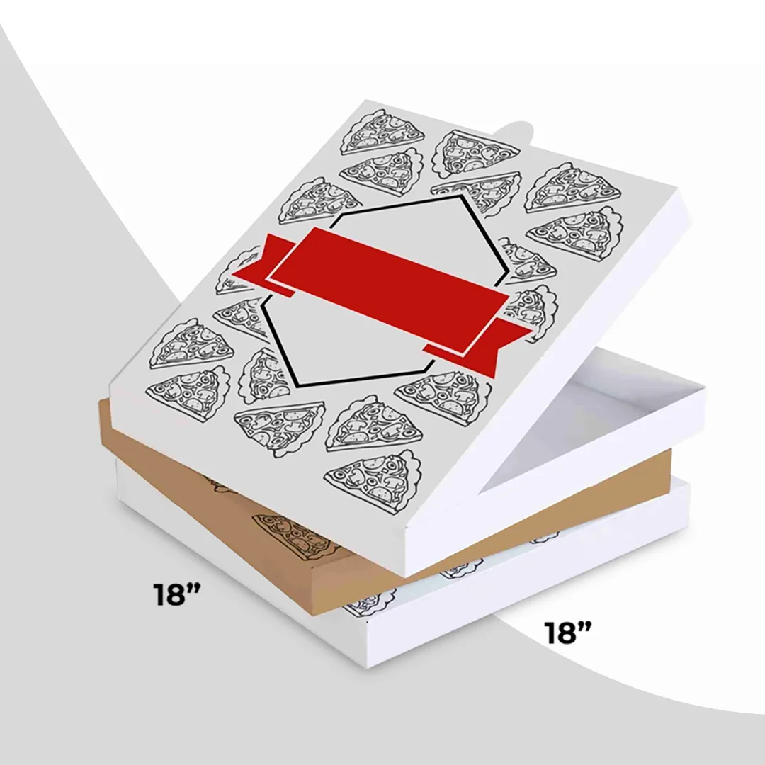 Custom 18x18 Pizza Boxes
