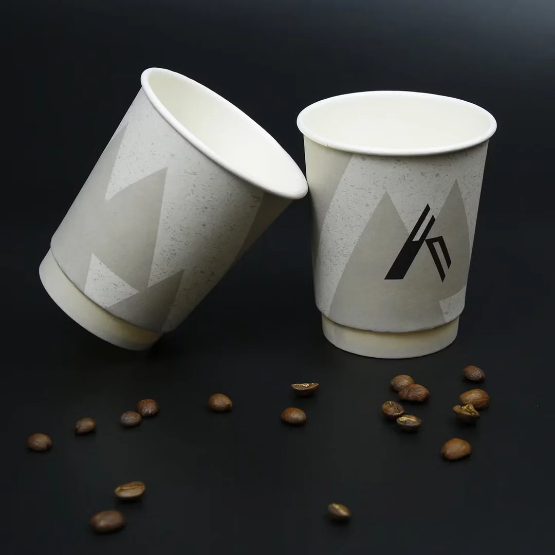 Custom Double-Wall Paper Cups Wholesale