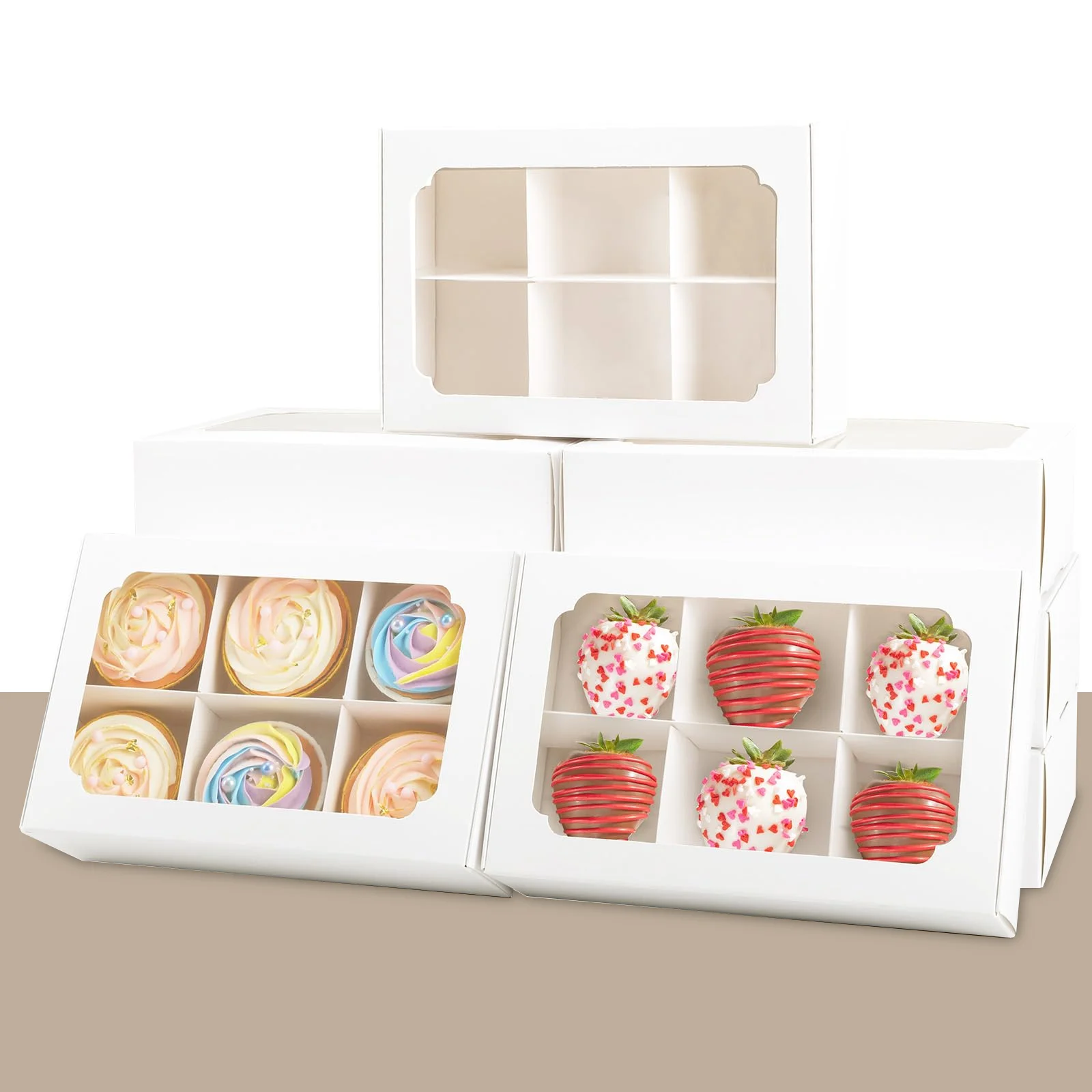 Bakery Boxes with Dividers Wholesale