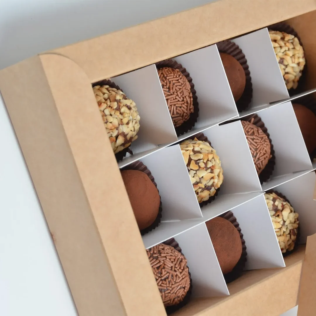 Printed Chocolate Box with Dividers