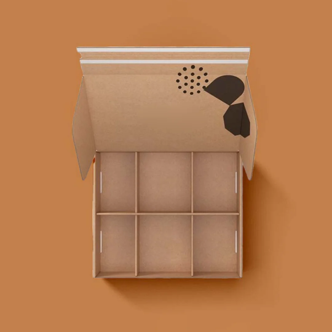 Printed Mailer Box with Dividers
