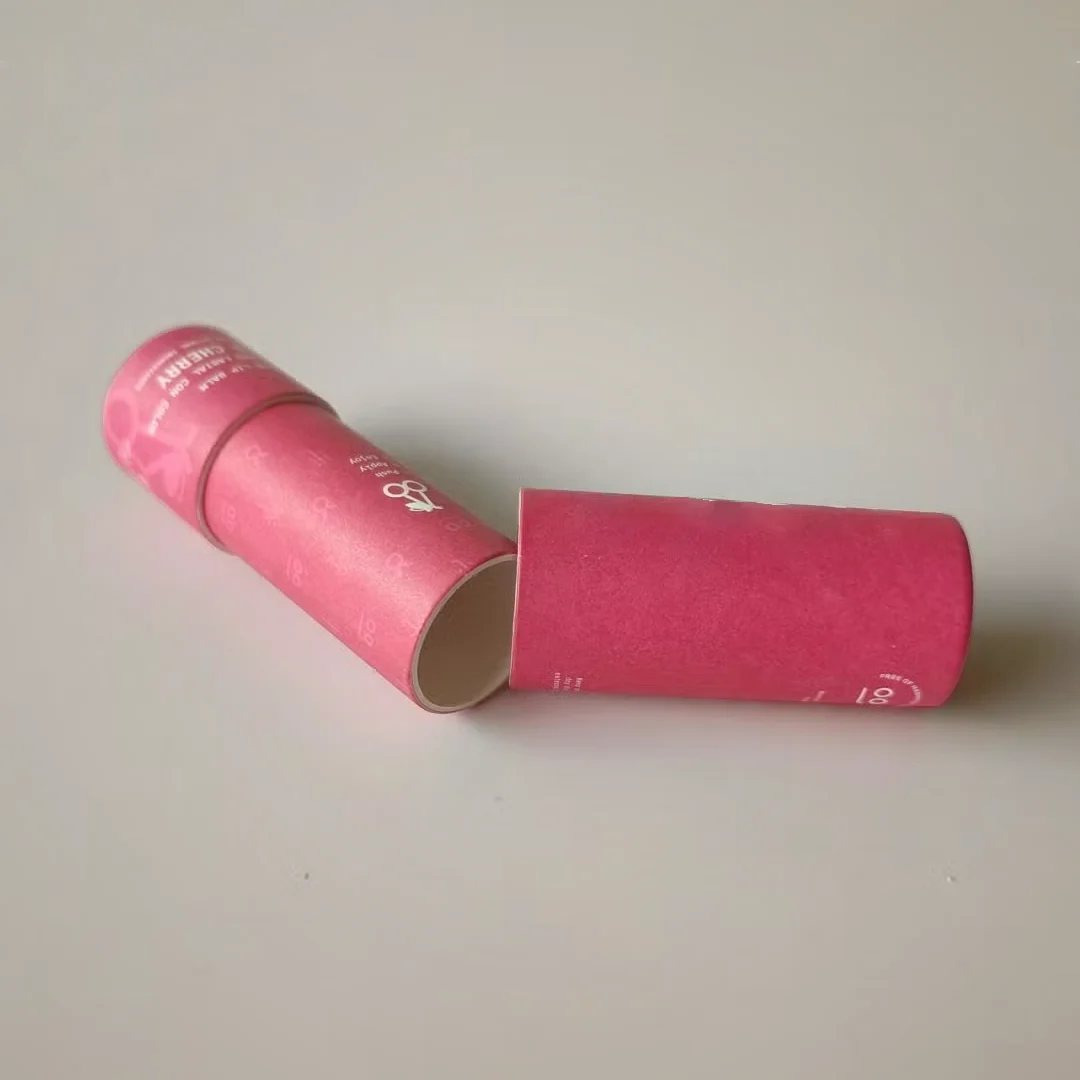 paper lip balm tubes packaging