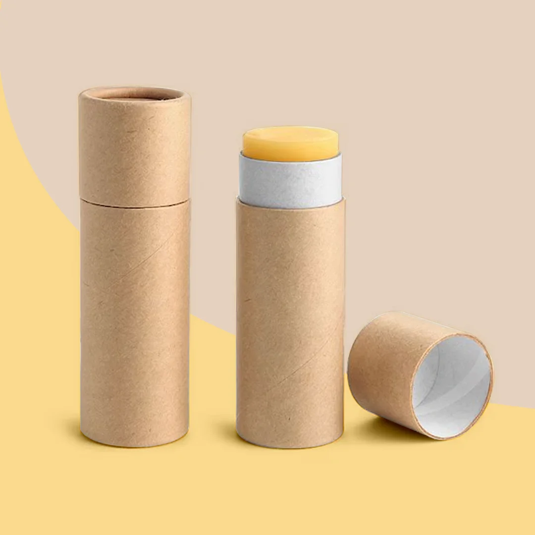 paper lip balm tubes with logo