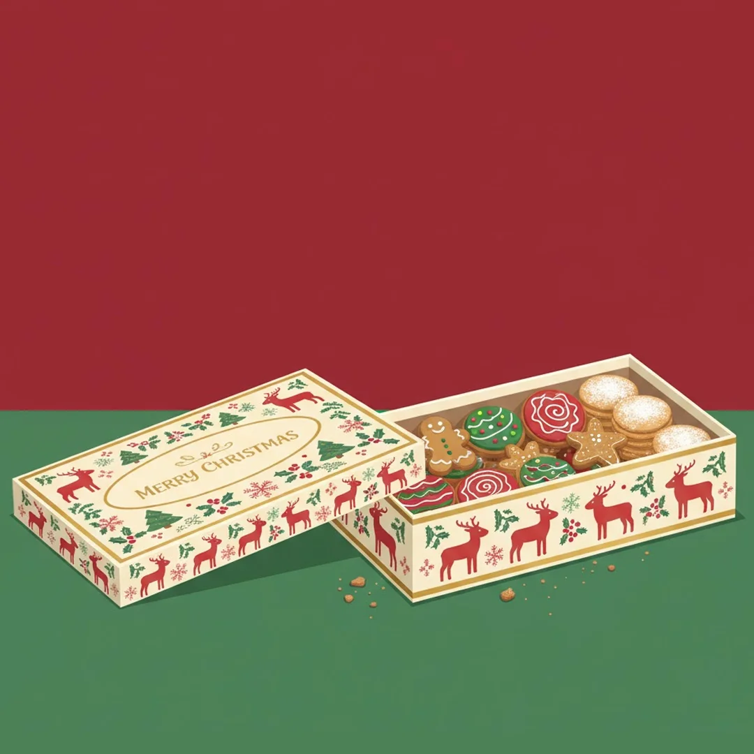Christmas Cookie Boxes Wholesale