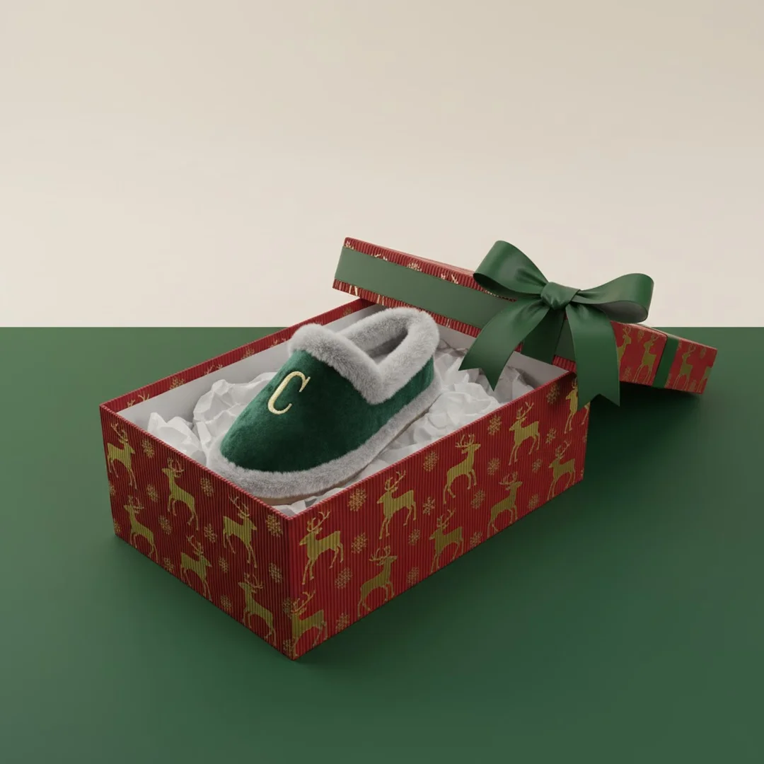 Christmas Shoe Box With Logo