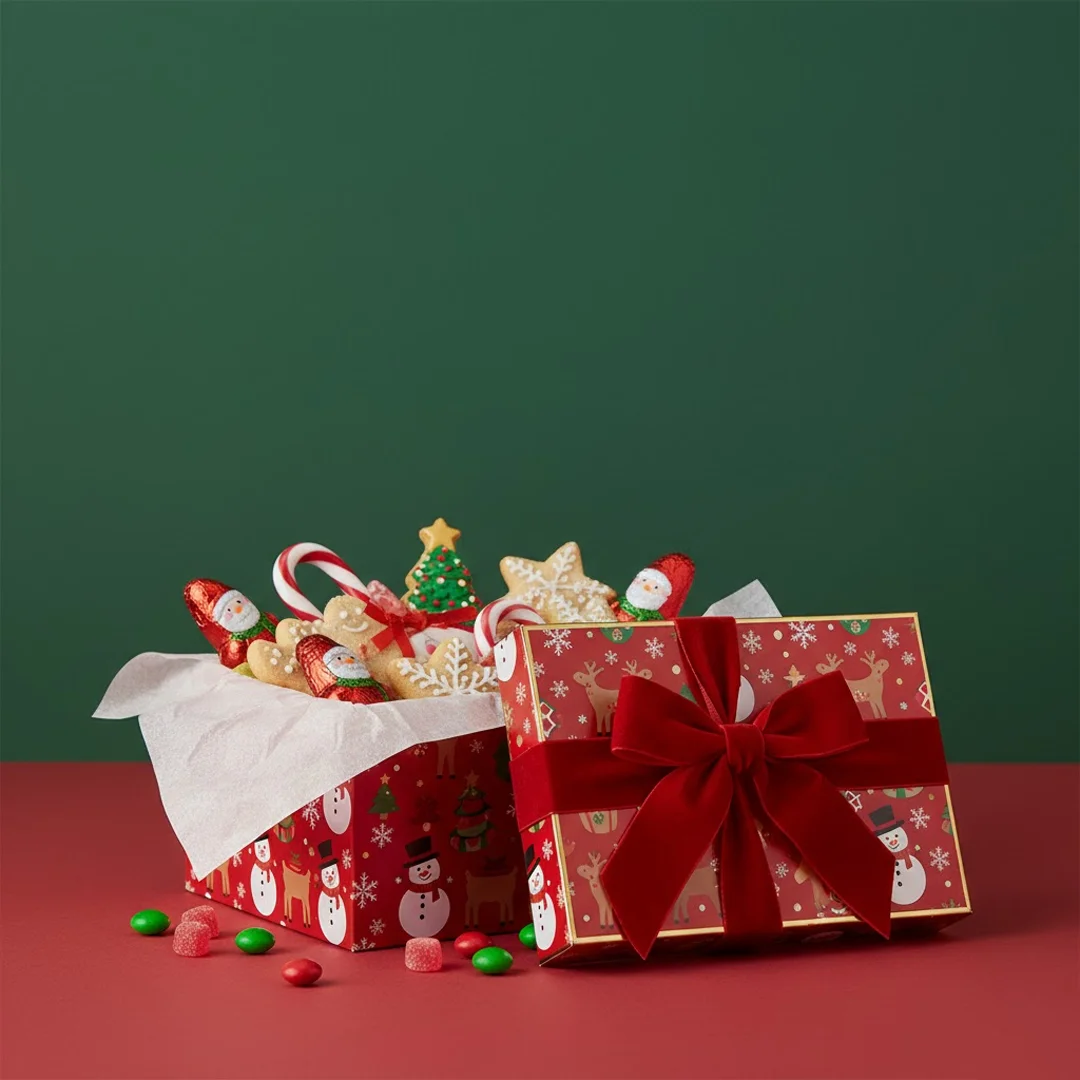 Custom Christmas Candy Box