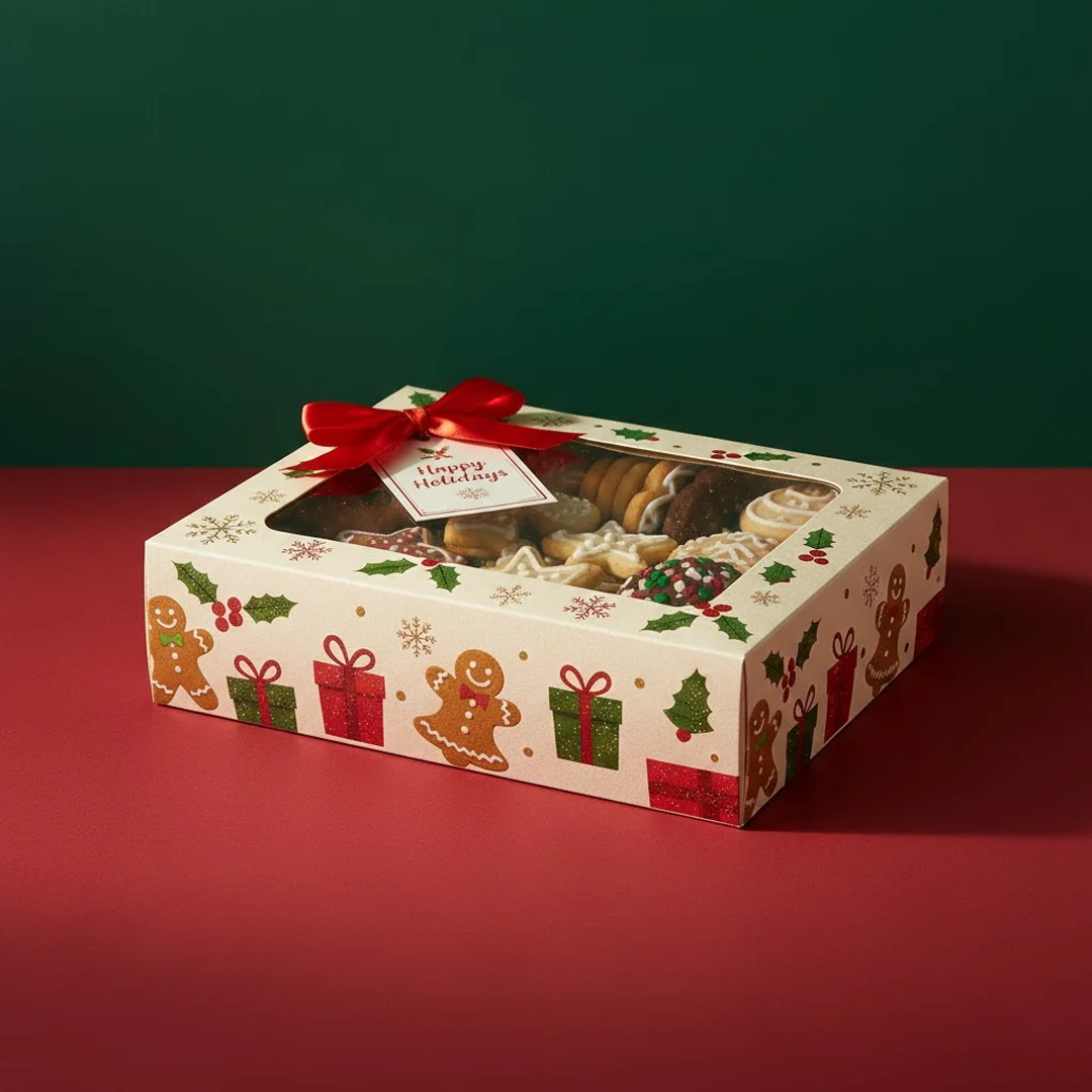 Custom Printed Christmas Cookie Boxes
