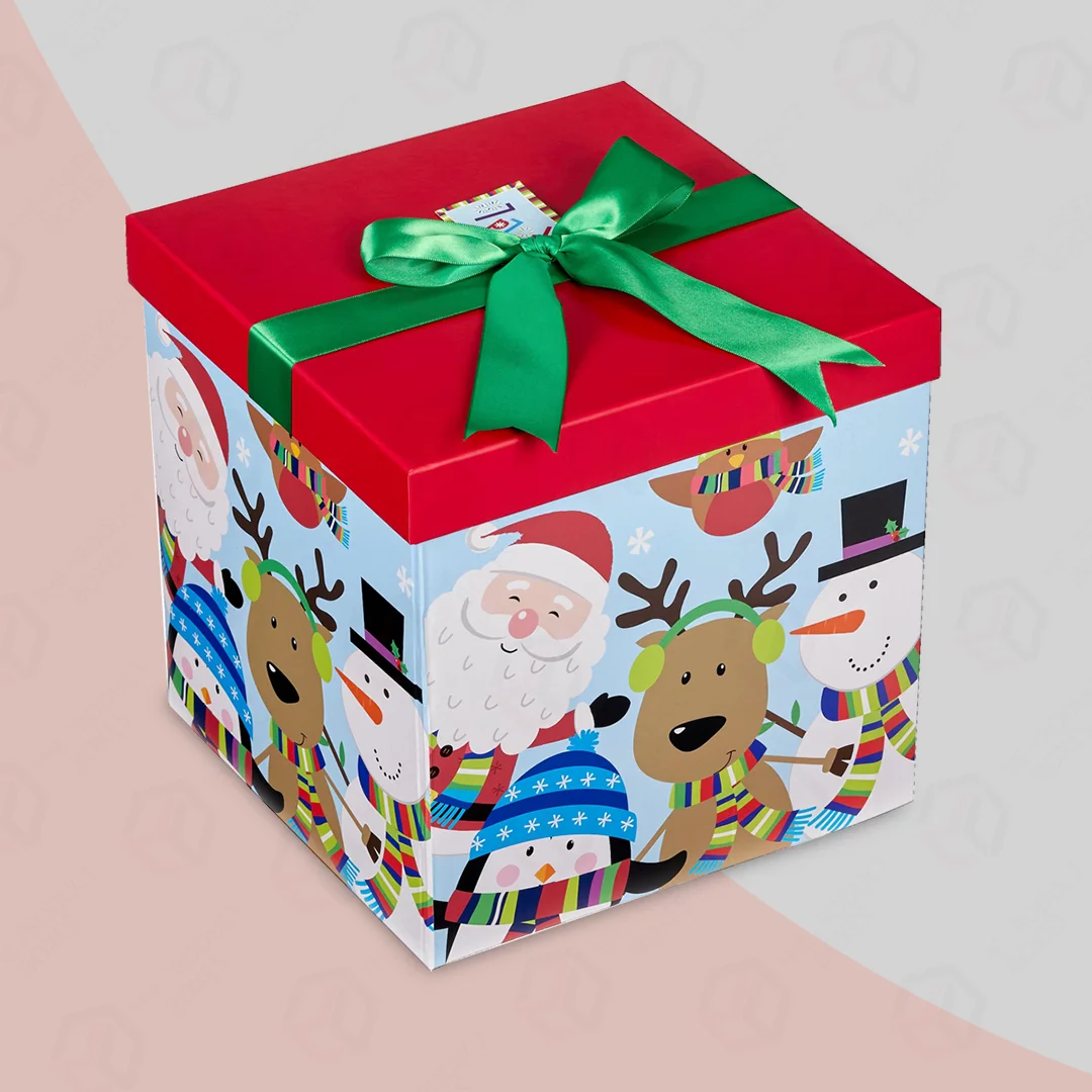 Printed Christmas Boxes with Lids