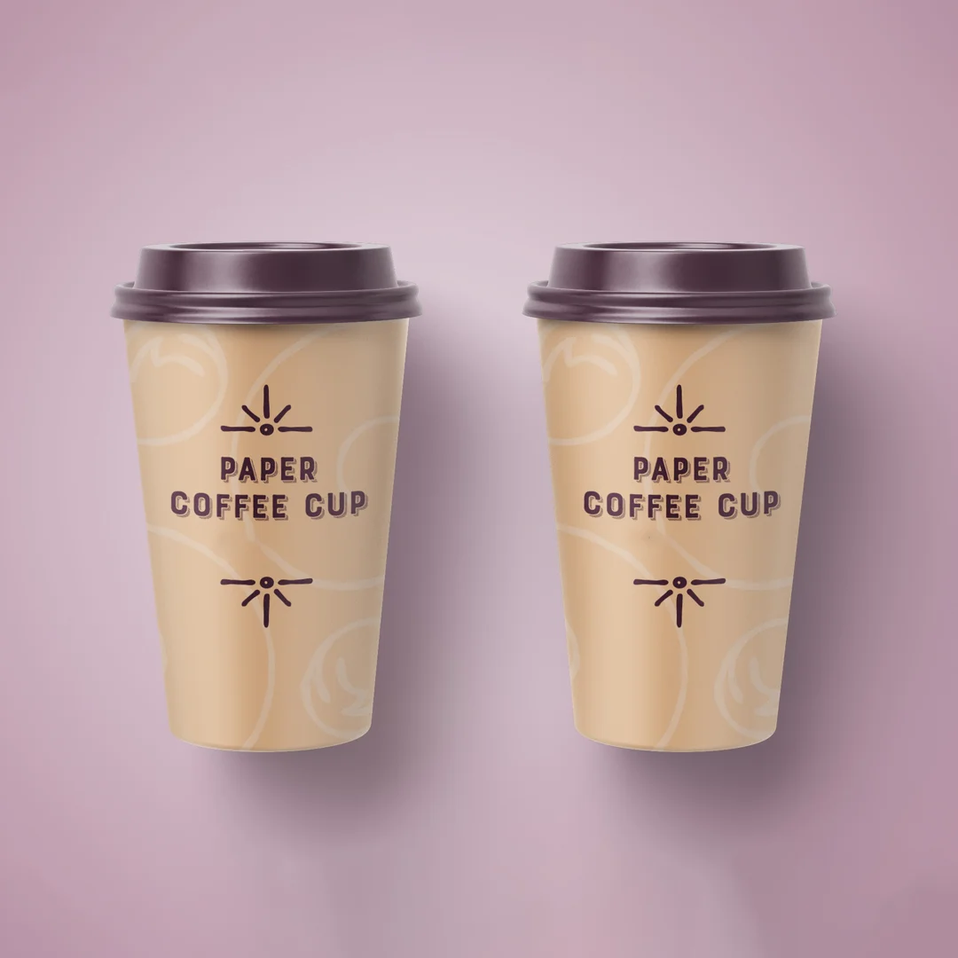 Printed Kraft Paper Cups