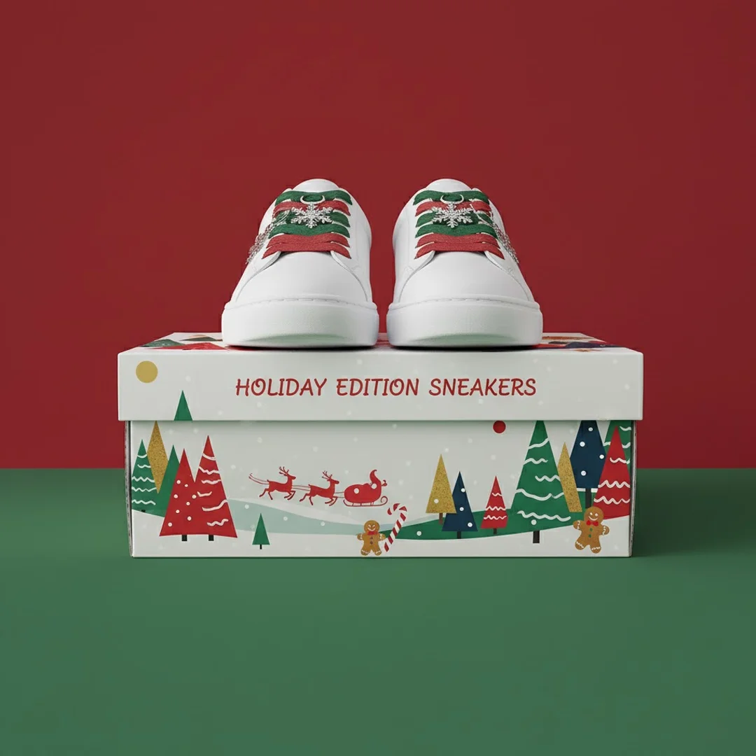 TheProductBoxes Christmas Shoe Box