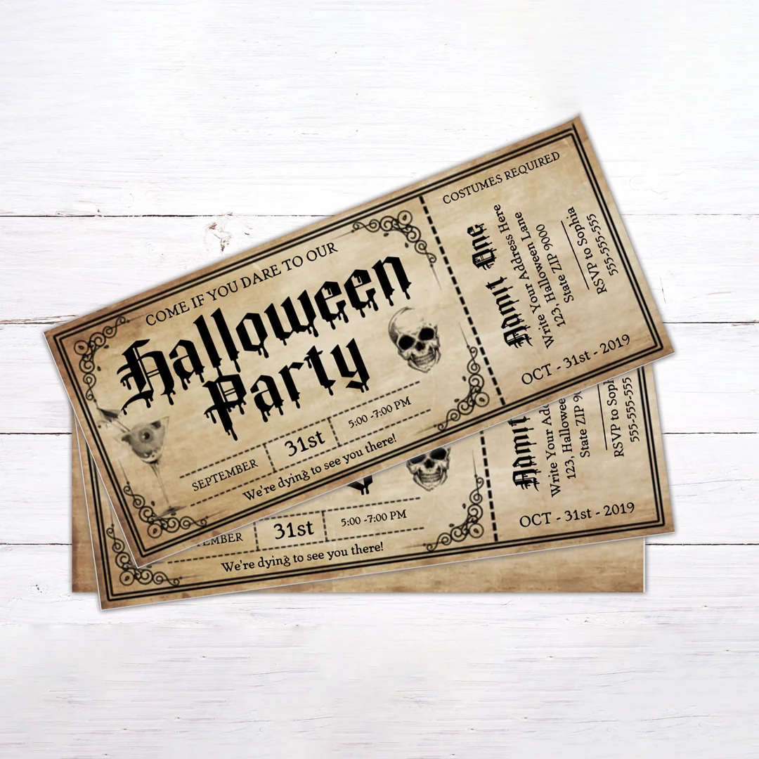 Custom Printed Concert Tickets