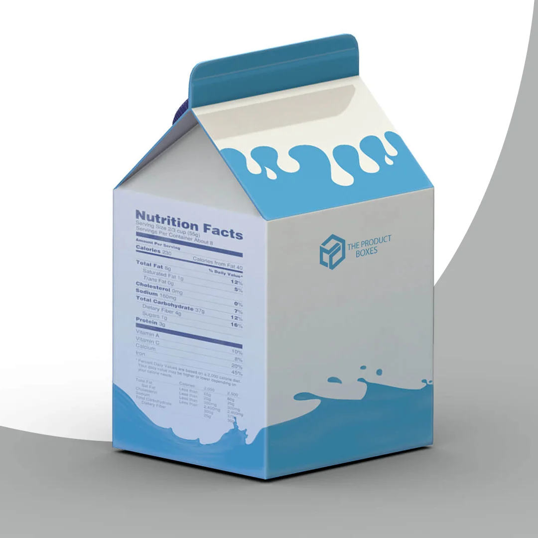 TheProductBoxes Half Pint Milk Cartons