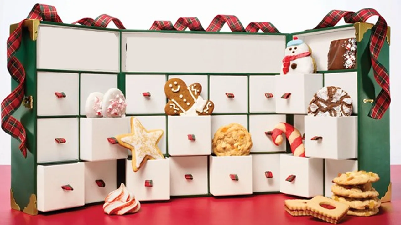 Christmas cookie gift box