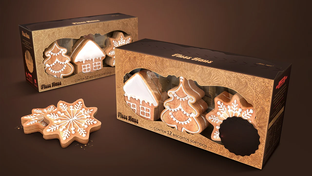 Christmas treat cookie box