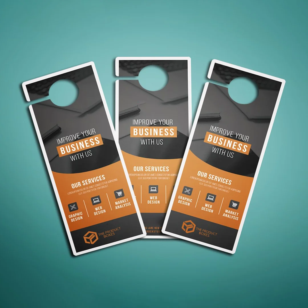 4 x 9 Door Hangers With Logo